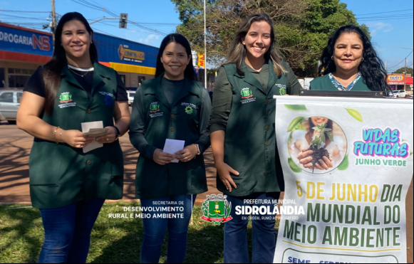 Sidrolândia inicia Junho Verde com Blitz Educativa sobre descarte correto de resíduos recicláveis