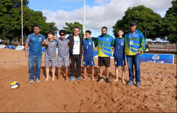 Brasilândia faz história nos Jogos Escolares da Juventude 2025 com estreia no vôlei de praia